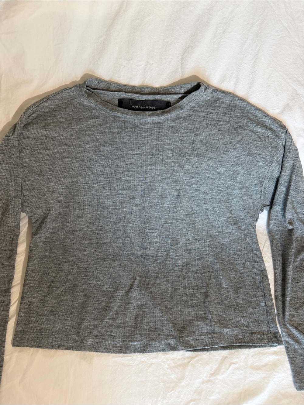 Gray Crew Neck Sweater - Women